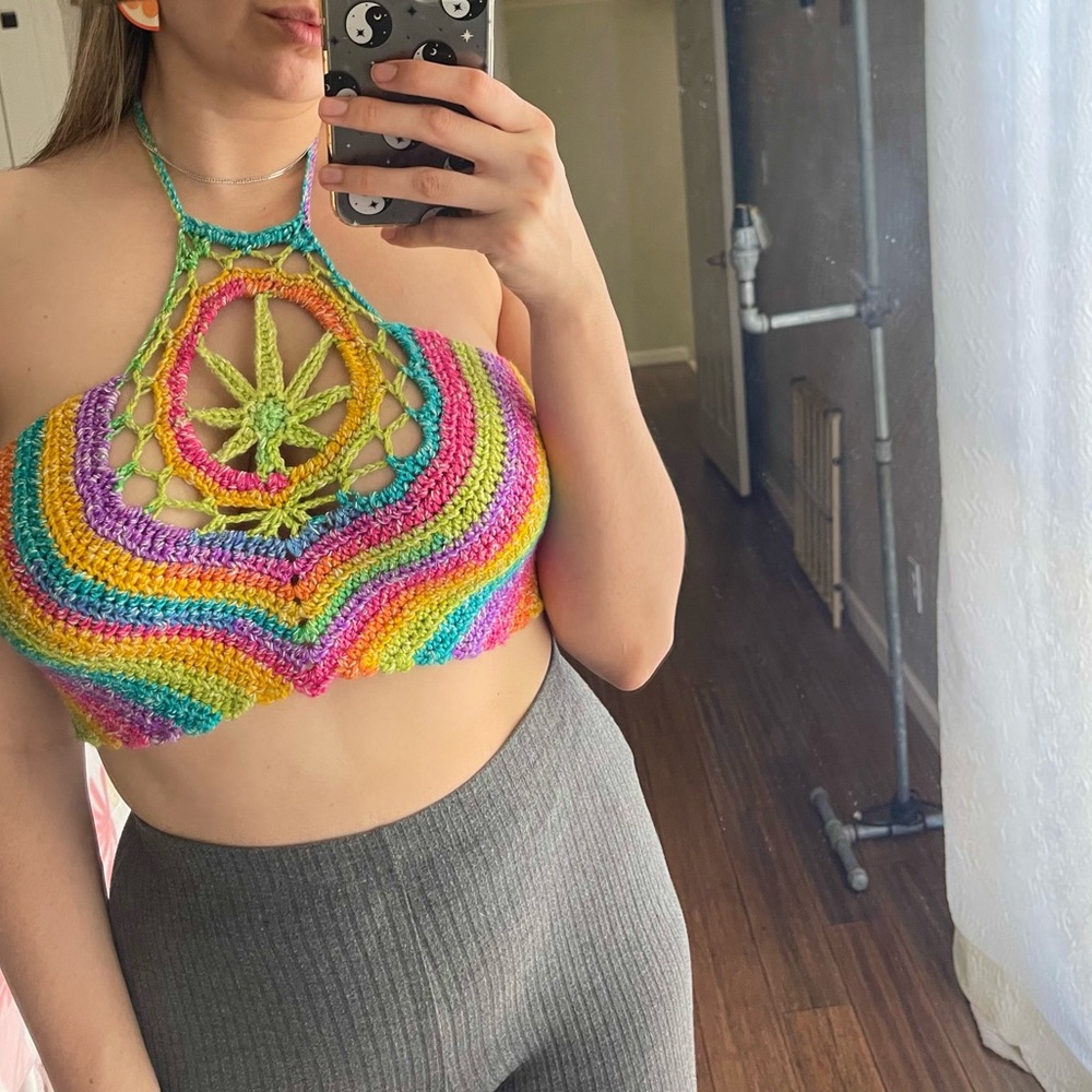 Tulum Crochet Knit Top